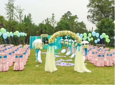 三圣鄉草坪婚禮場地